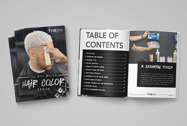 THE XIII "WHITE HAIR COLOR" E-BOOK